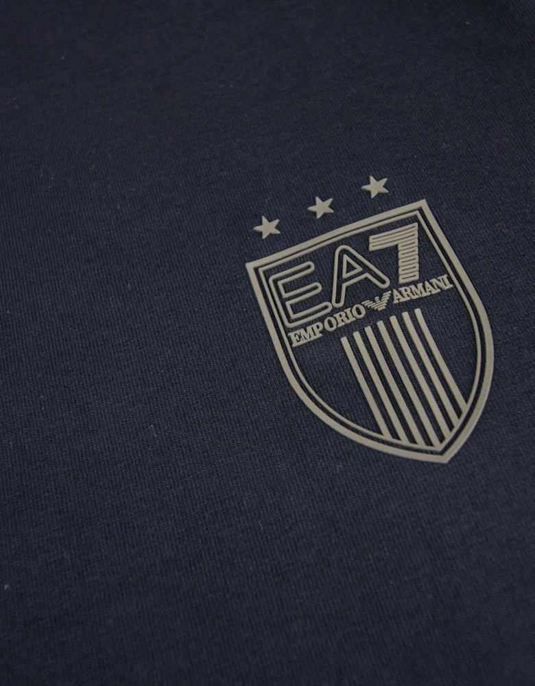 Ea7 Train Soccer M L/s T Shirt Darkslate
