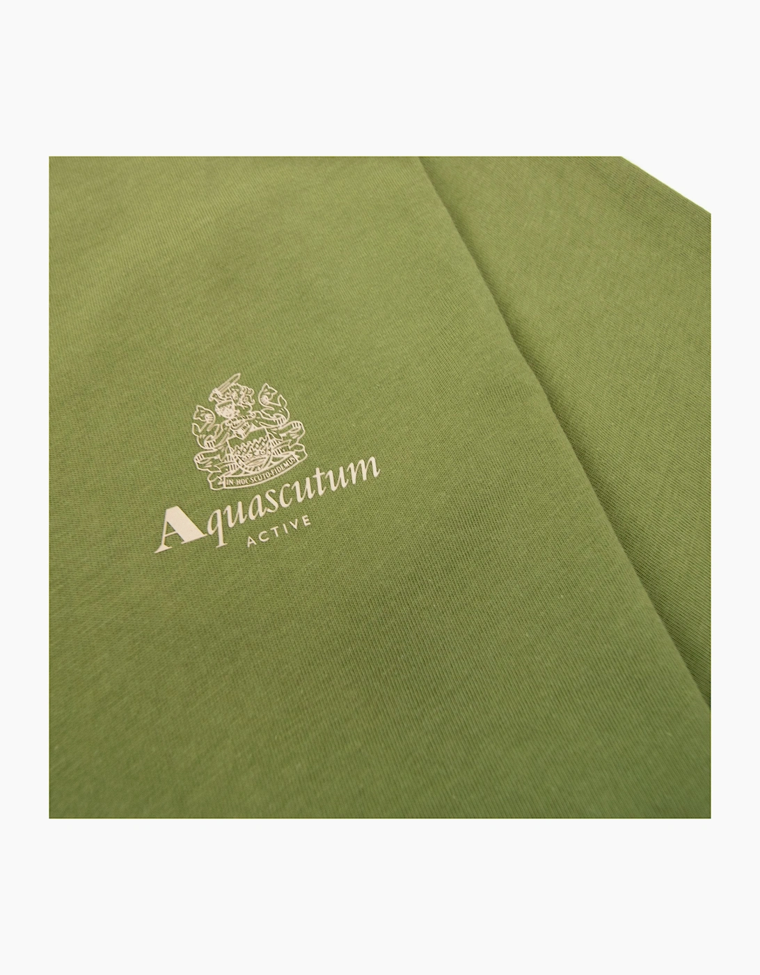Aquascutum Active Small Logo T Shirt Army Green