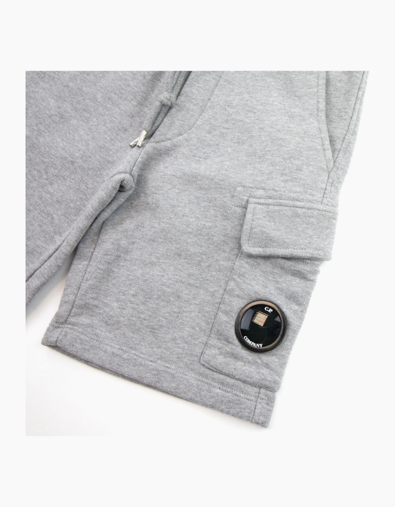 CP Company Undersixteen Grey Lens Logo Bermuda Shorts Grey M93