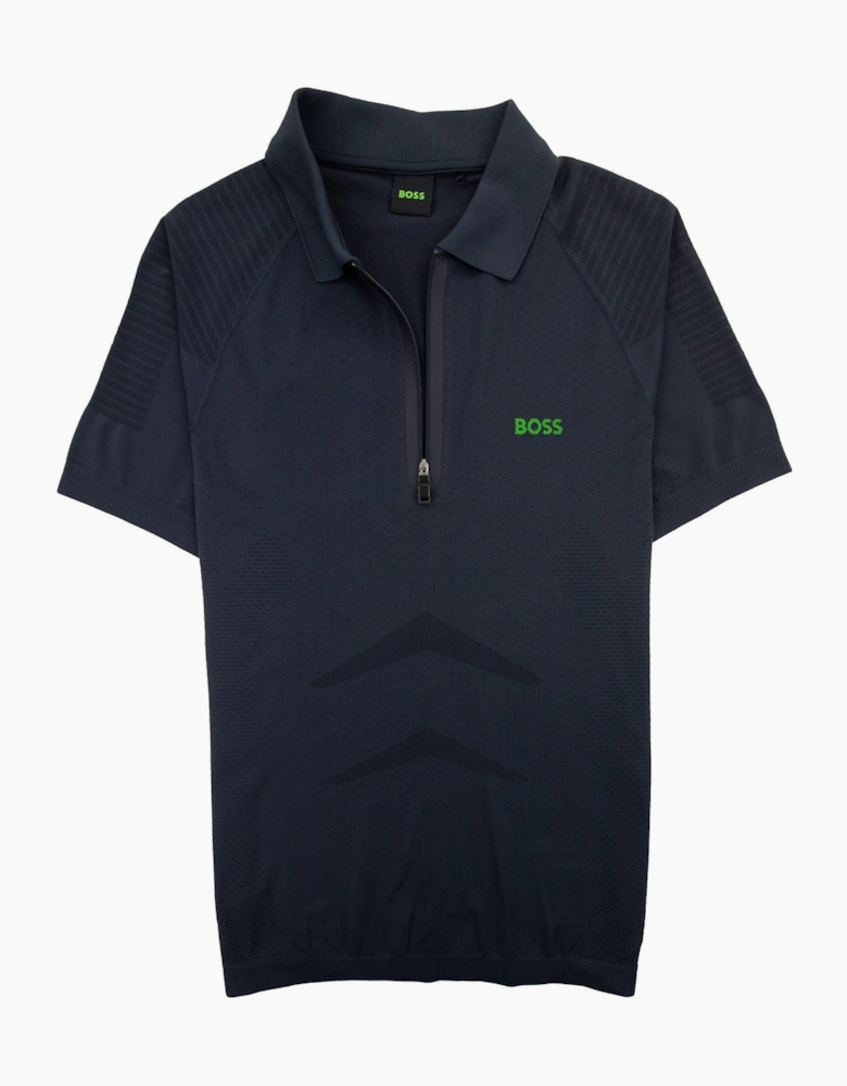 Hugo Boss Phileas Half Zip Ss Polo Navy 402