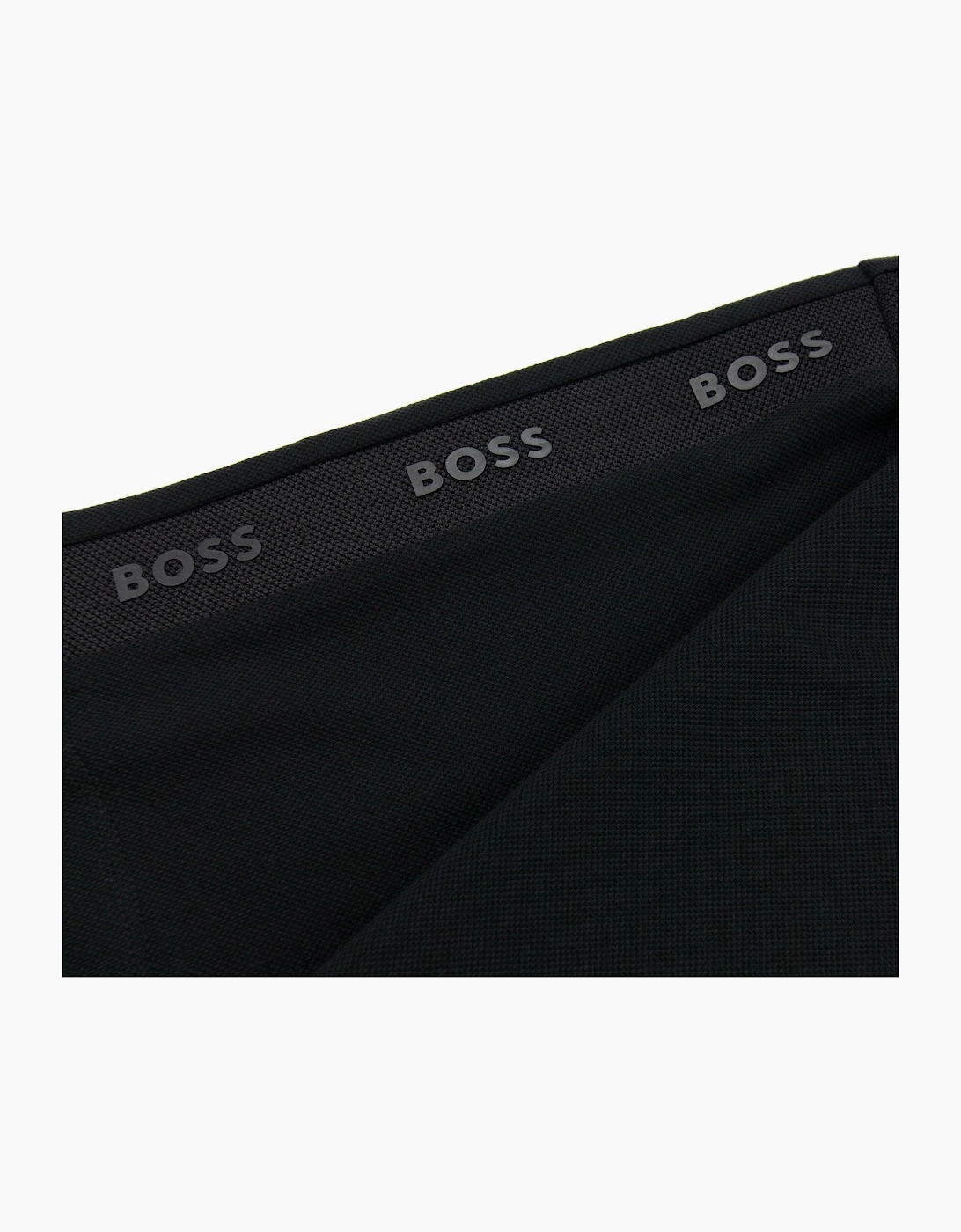 Hugo Boss Parlay 175 Logo Insert S/s Polo Black 001