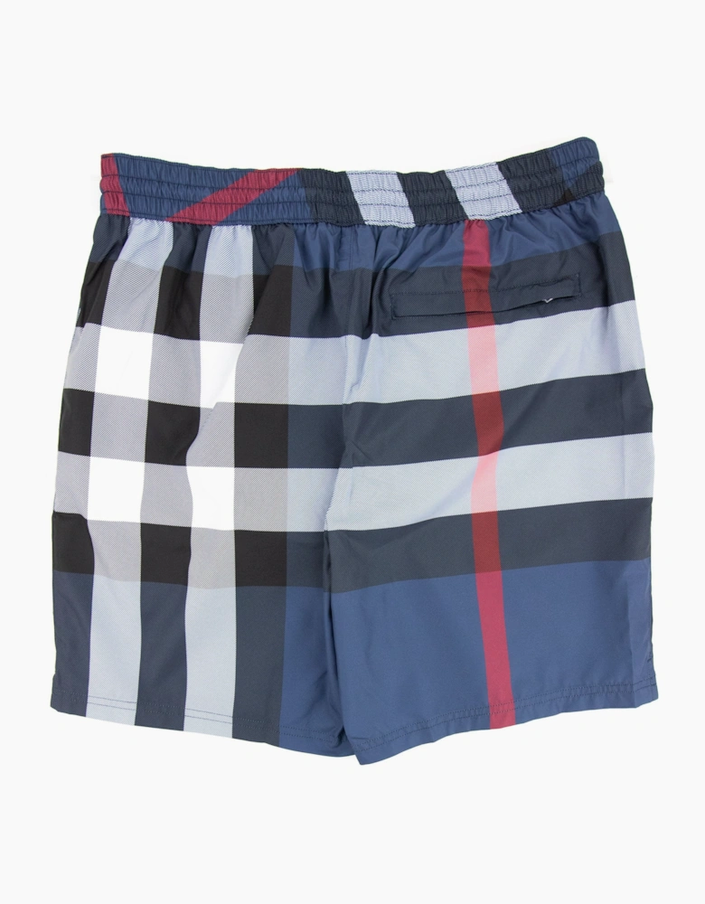 Burberry Guildes Check Shorts Blue