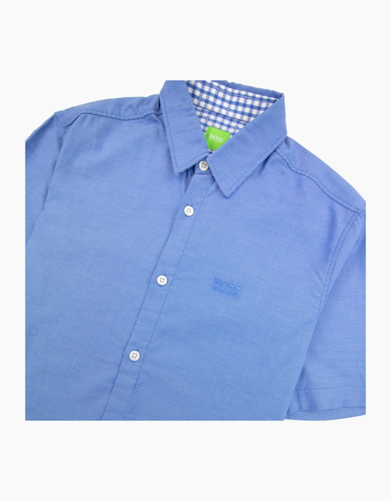Hugo Boss C-busterino Short Sleeve Shirt Sky Blue