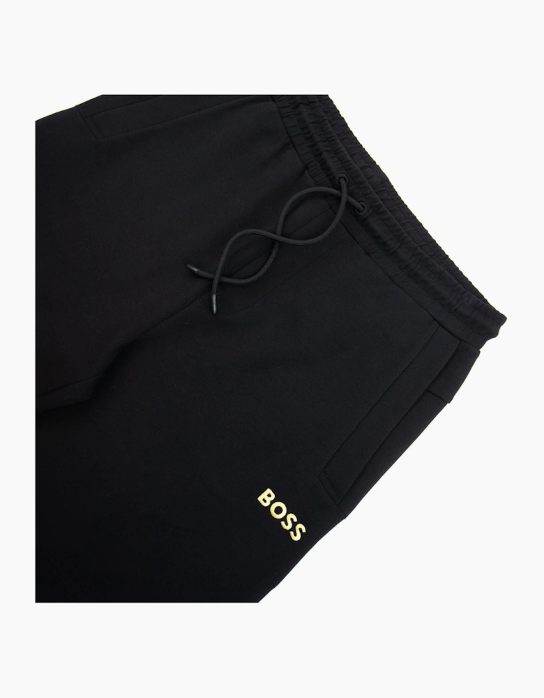Hugo Boss Headlo 1 Embroidered Logo Shorts Black 001