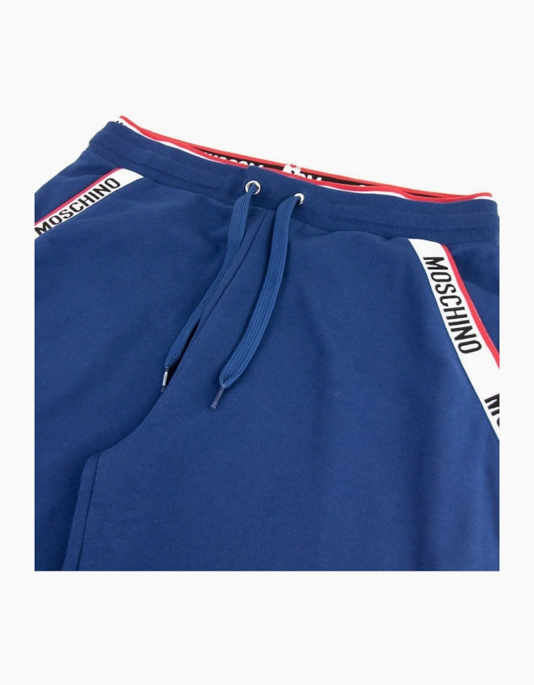 Moschino Underwear Pocket Tape Logo Jogging Pants Blue