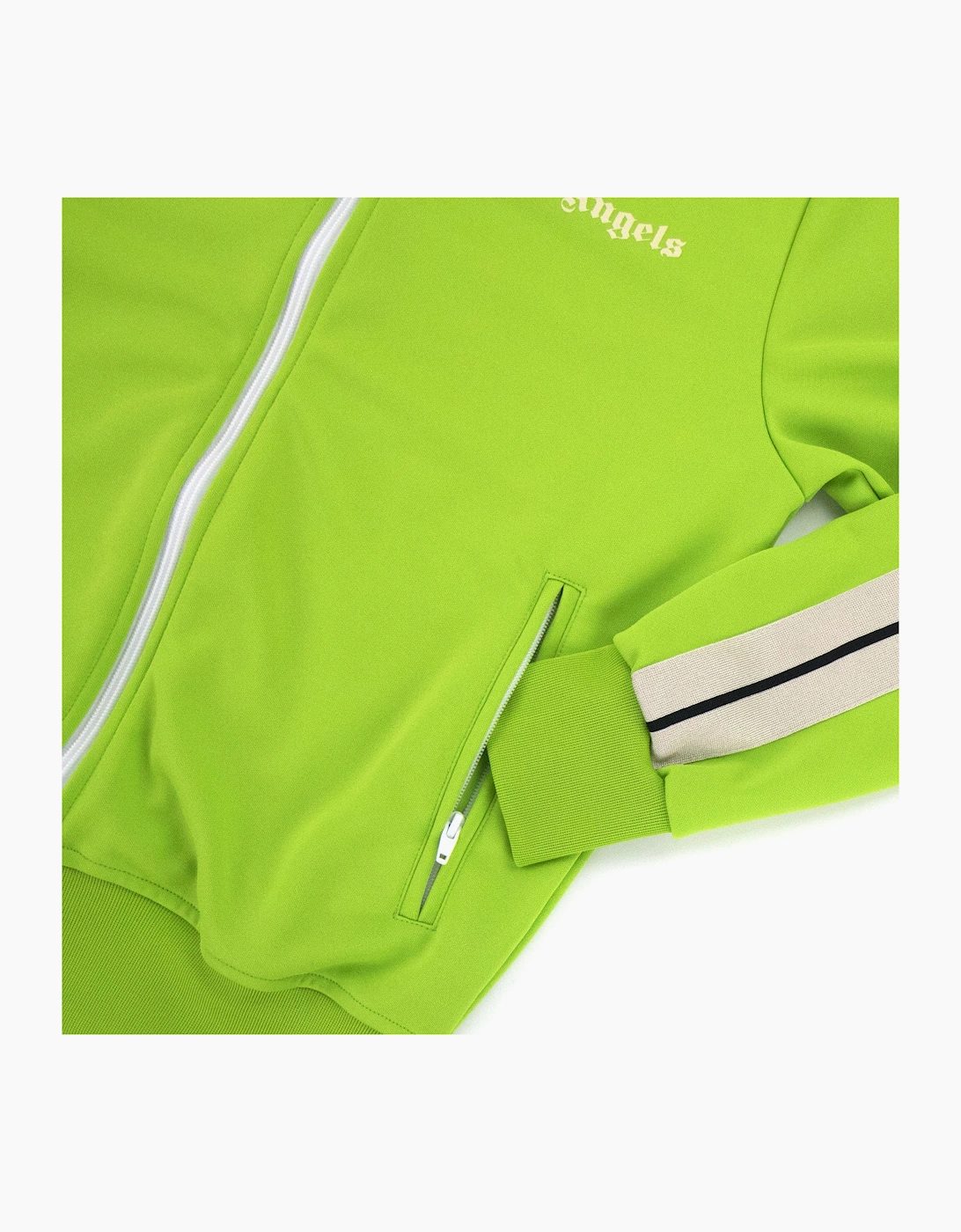 Palm Angels Autumn Blaze Tracksuit Jacket Lime Green