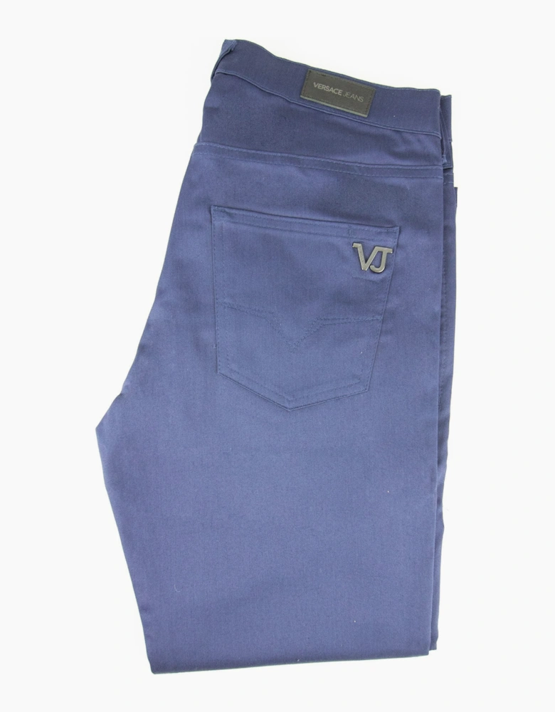 Versace Jeans Tiger Pocket Slim Cotton Jean Blue