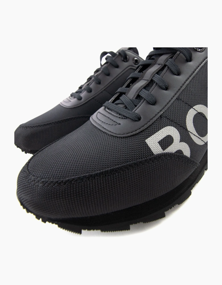 Hugo Boss Parkour Logo Trainers Black 001