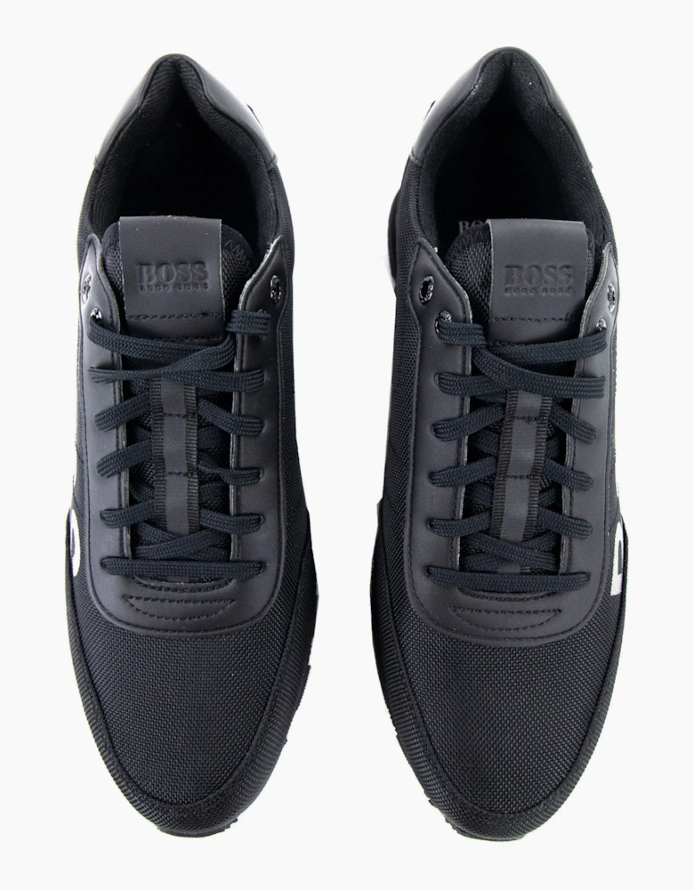 Hugo Boss Parkour Logo Trainers Black 001
