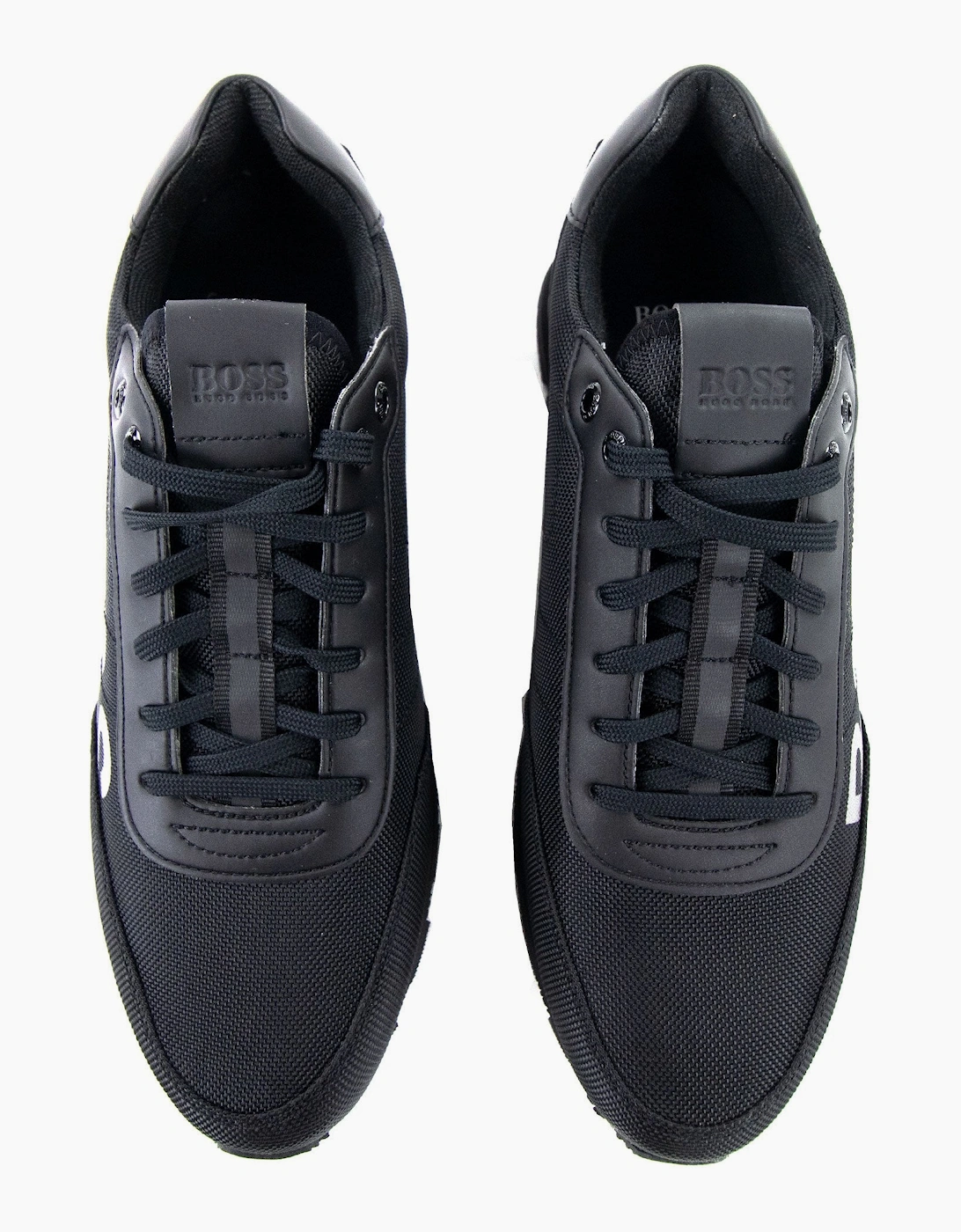 Hugo Boss Parkour Logo Trainers Black 001