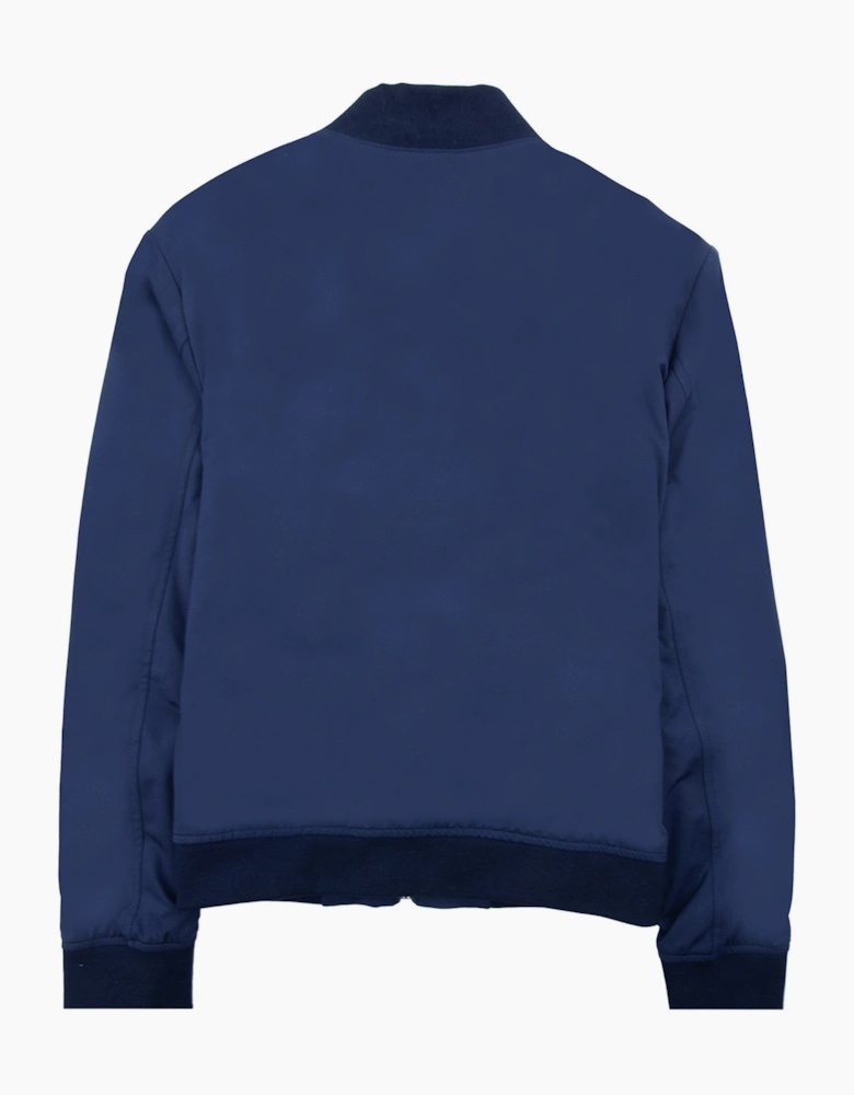 Hugo Boss Slim-fit Jacket In Performance-stretch Jersey Navy 404