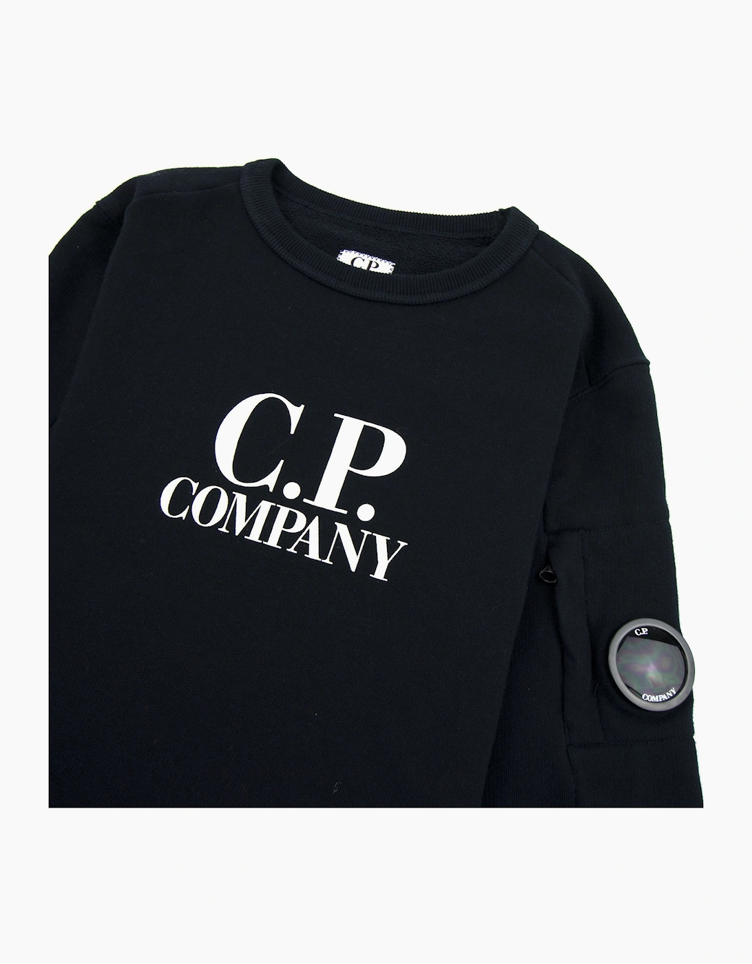 CP Company Undersixteen Basic Lens Crewneck Sweatshirt Navy 888