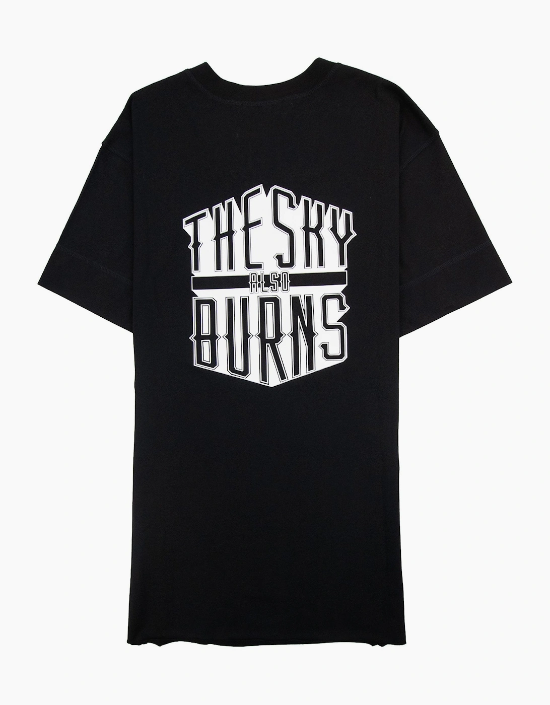 Versace Jeans Couture Embroidered Logo Button Crewneck T Shirt Black