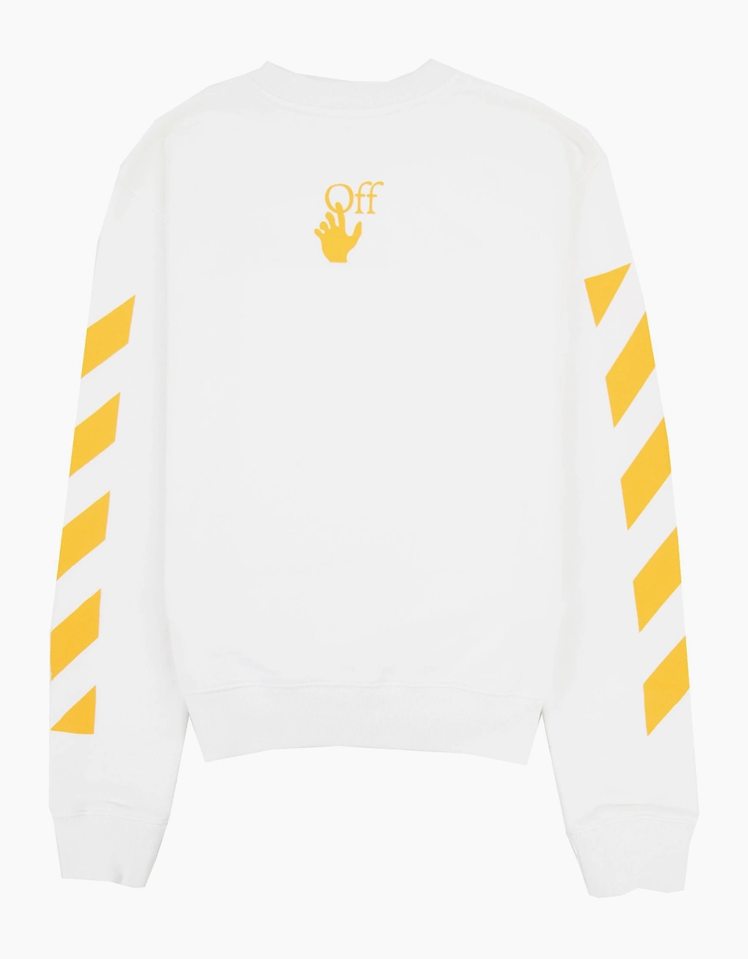 Off White Carav Painting Slim Crewneck Sweatshirt White Multi