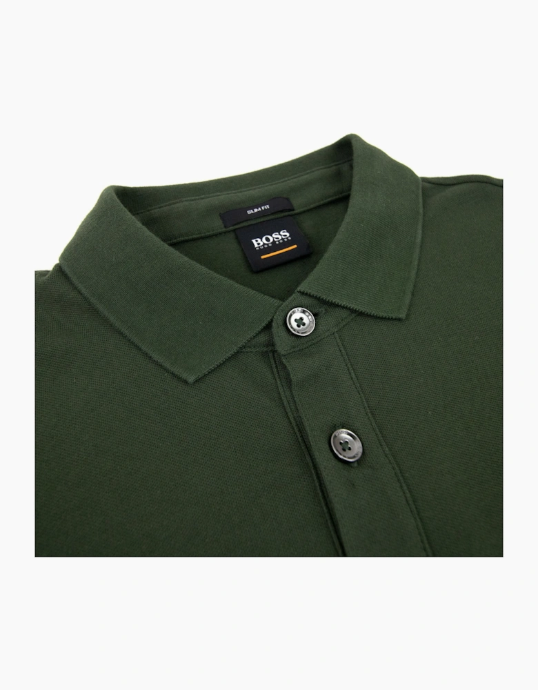 Hugo Boss Passenger Slim Fit Patch Polo Khaki
