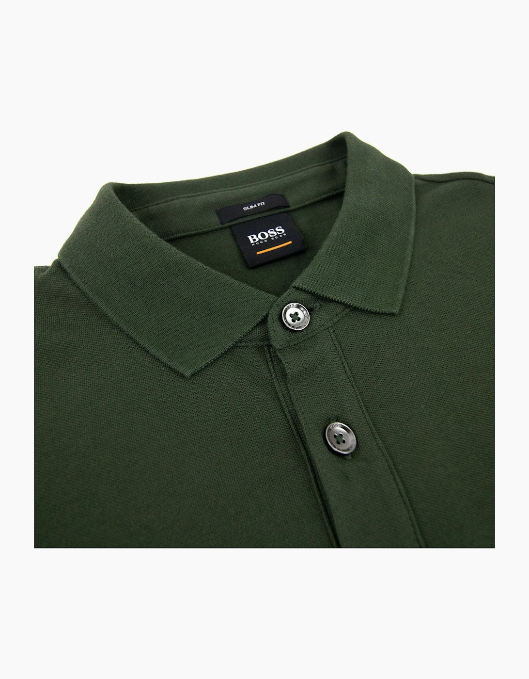 Hugo Boss Passenger Slim Fit Patch Polo Khaki