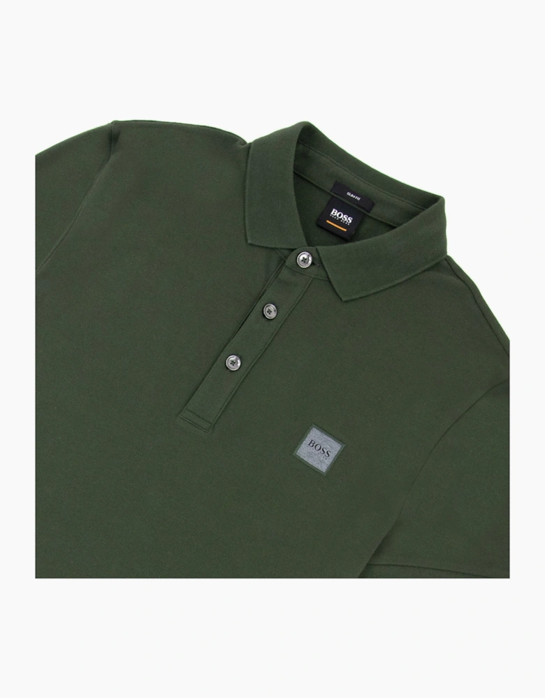 Hugo Boss Passenger Slim Fit Patch Polo Khaki