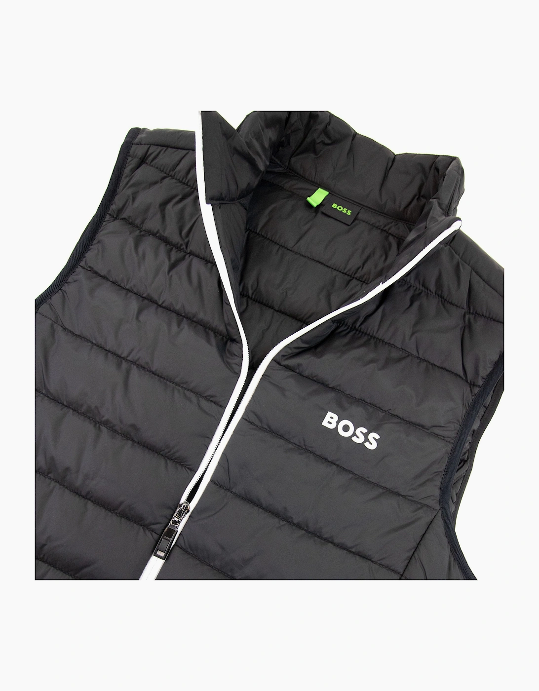 Hugo Boss V Thor Logo Detail Water Repellent Gilet Black 002
