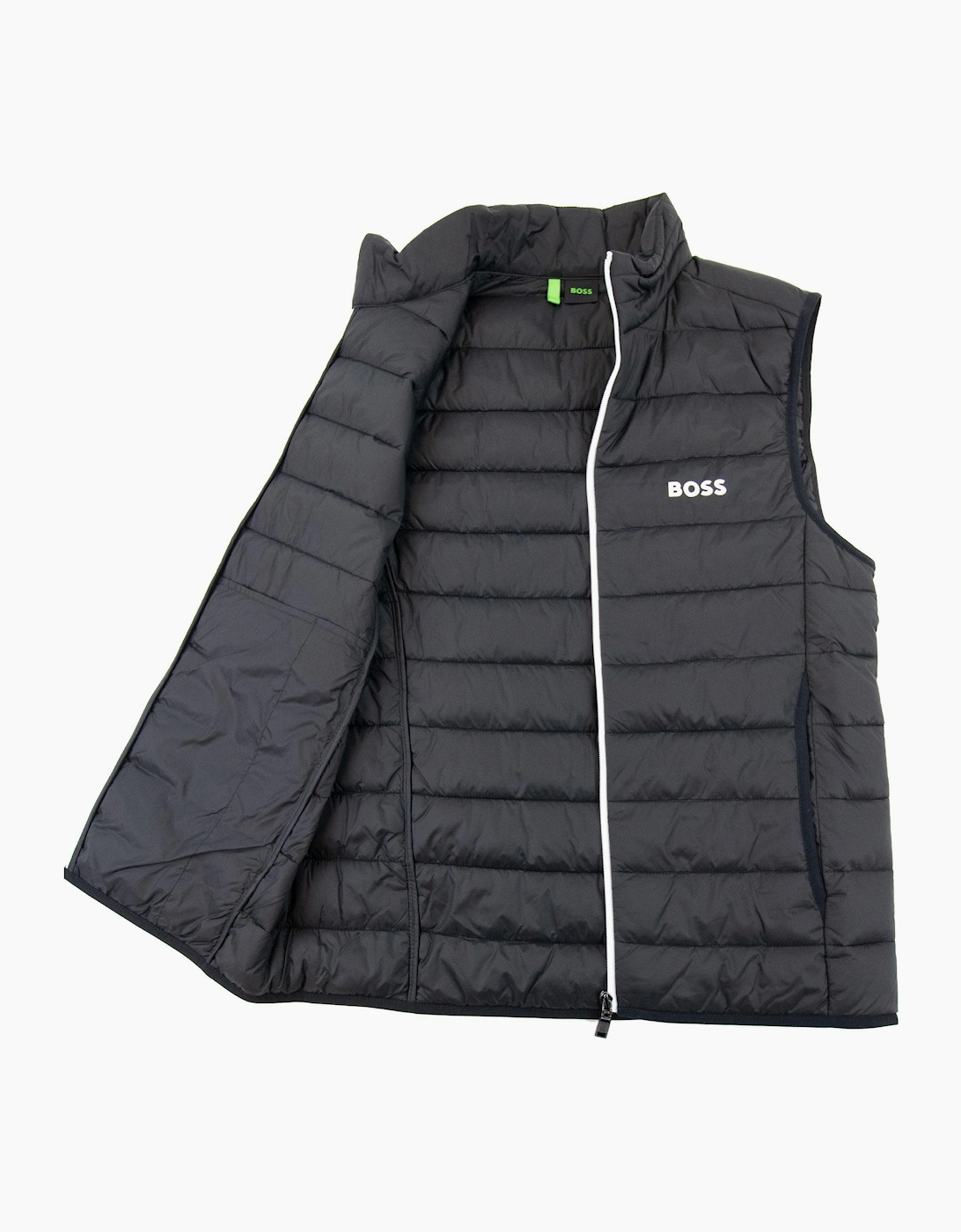 Hugo Boss V Thor Logo Detail Water Repellent Gilet Black 002