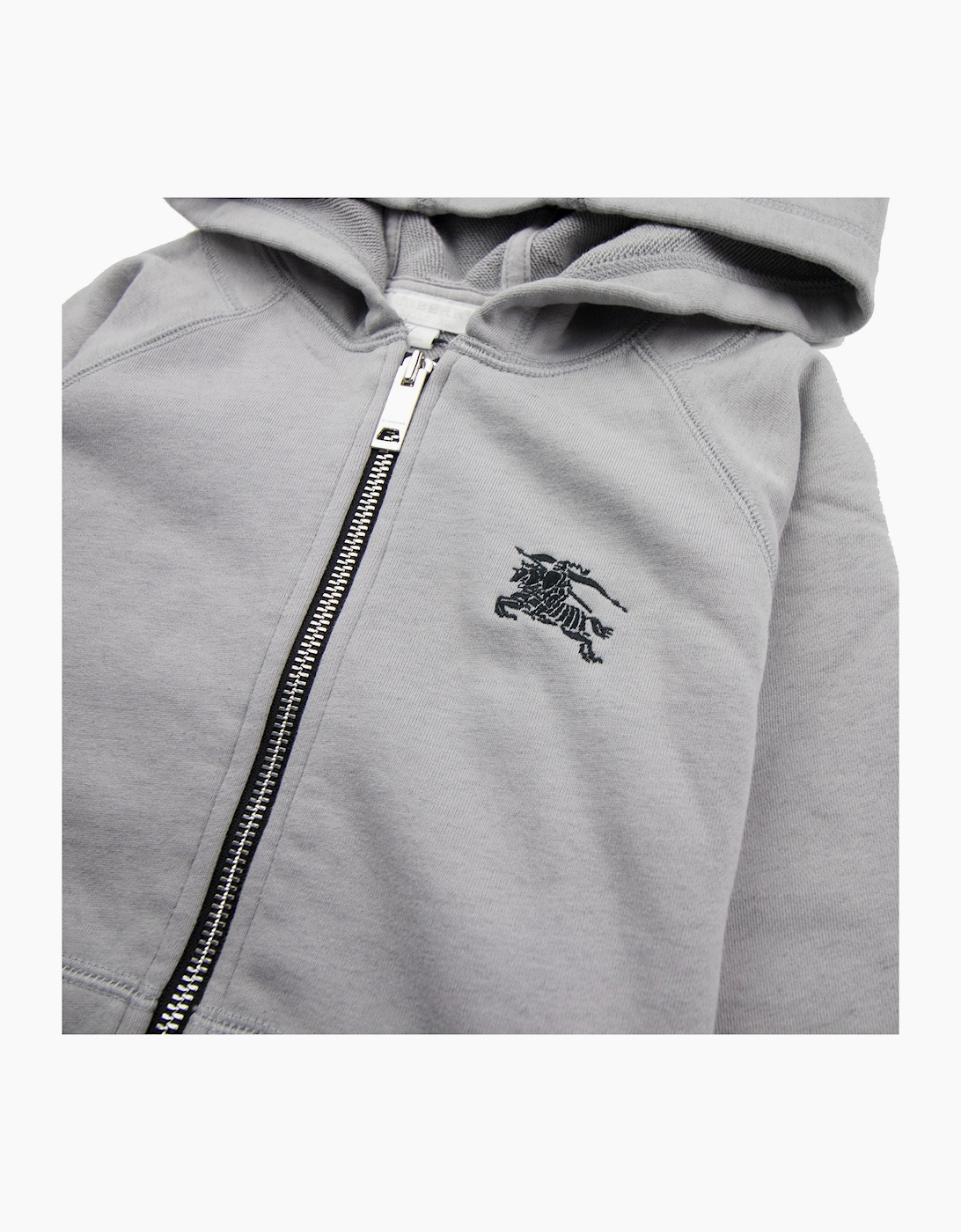 Burberry Children Gunther Zip Hoody Light Grey