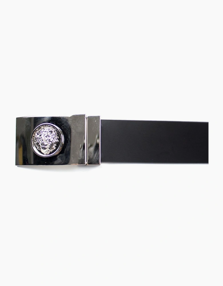 Versace Versus Rectangle Logo Reversible Belt Black/Red