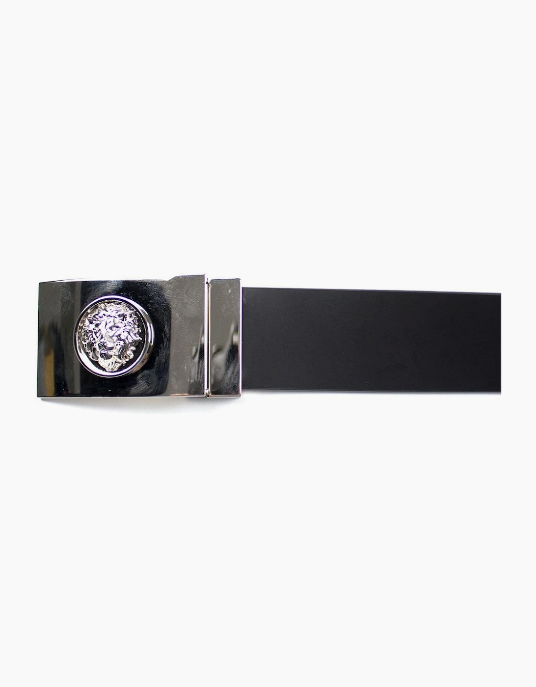 Versace Versus Rectangle Logo Reversible Belt Black/Red