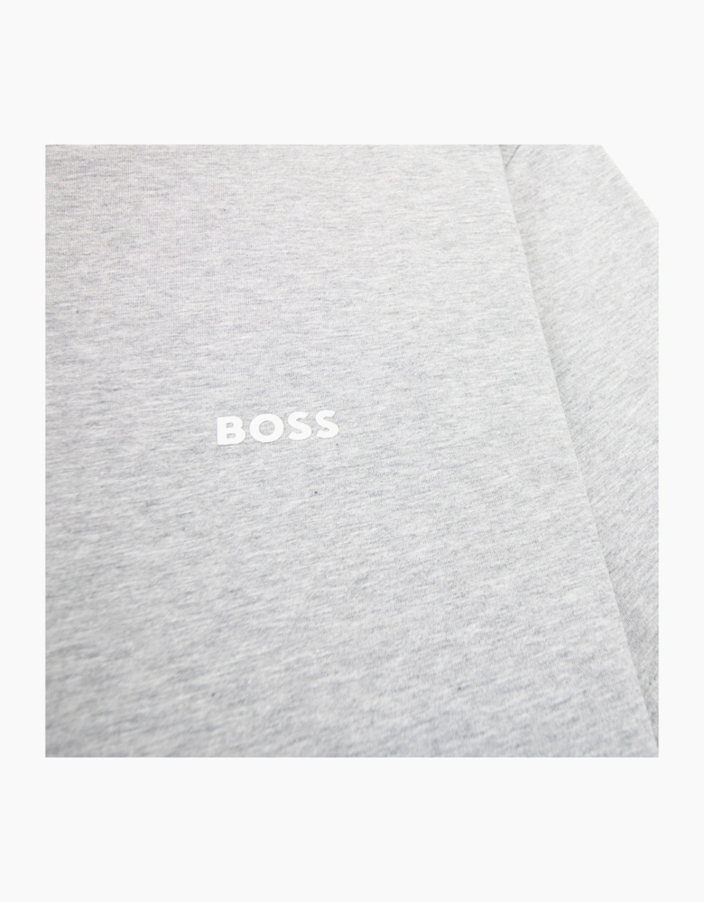 Hugo Boss Contrast Printed Logo Tee Grey 060