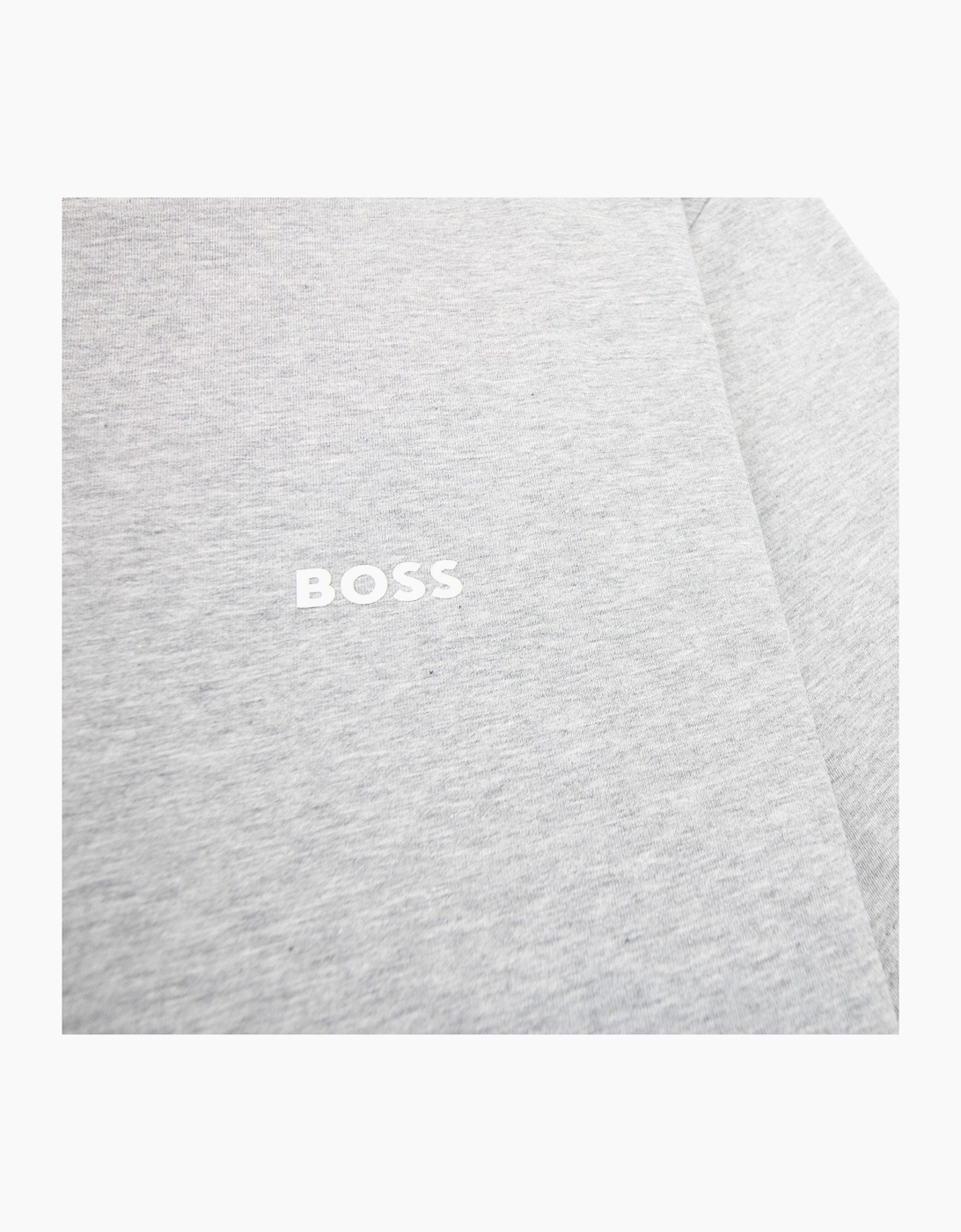 Hugo Boss Contrast Printed Logo Tee Grey 060