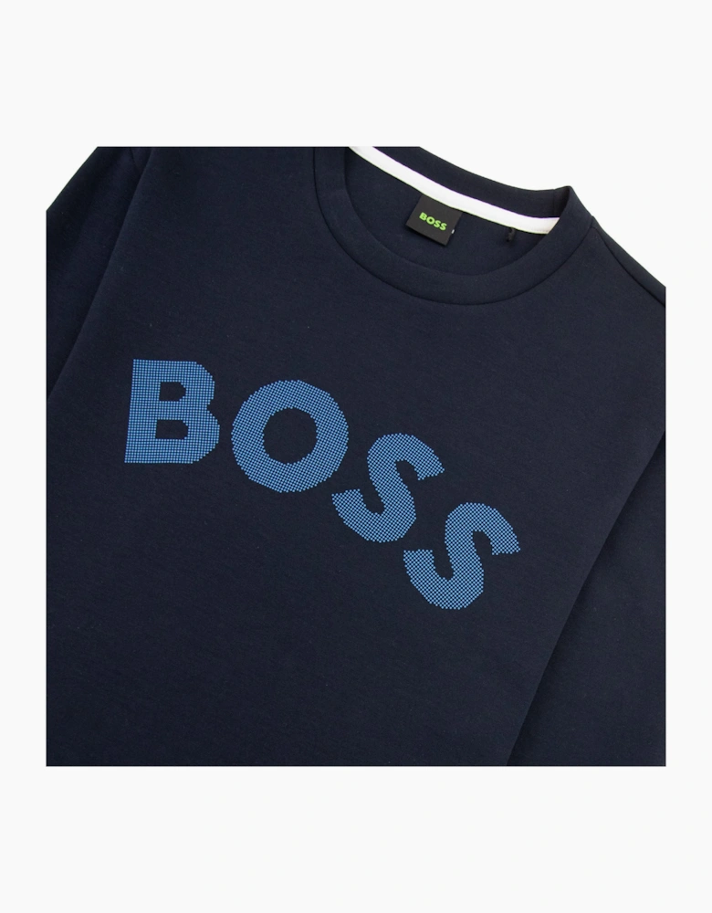 Hugo Boss Salbo Iconic Crew Neck Sweat Navy 402