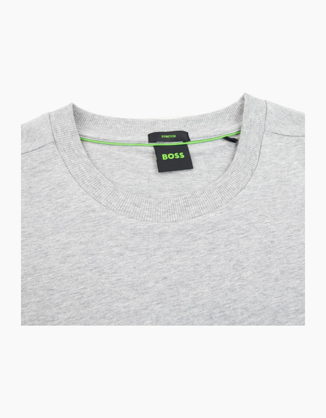 Hugo Boss Contrast Printed Logo Tee Grey 060