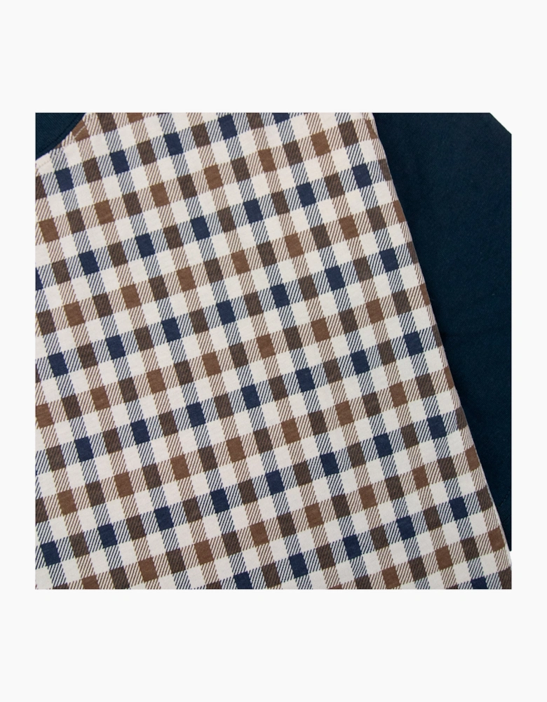 Aquascutum Iconic Front T Shirt Navy 11