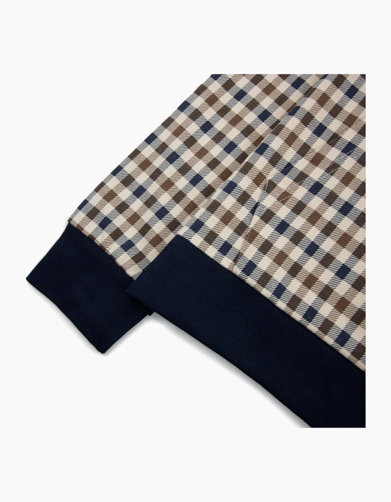 Aquascutum Iconic Hoodie Club Check 28