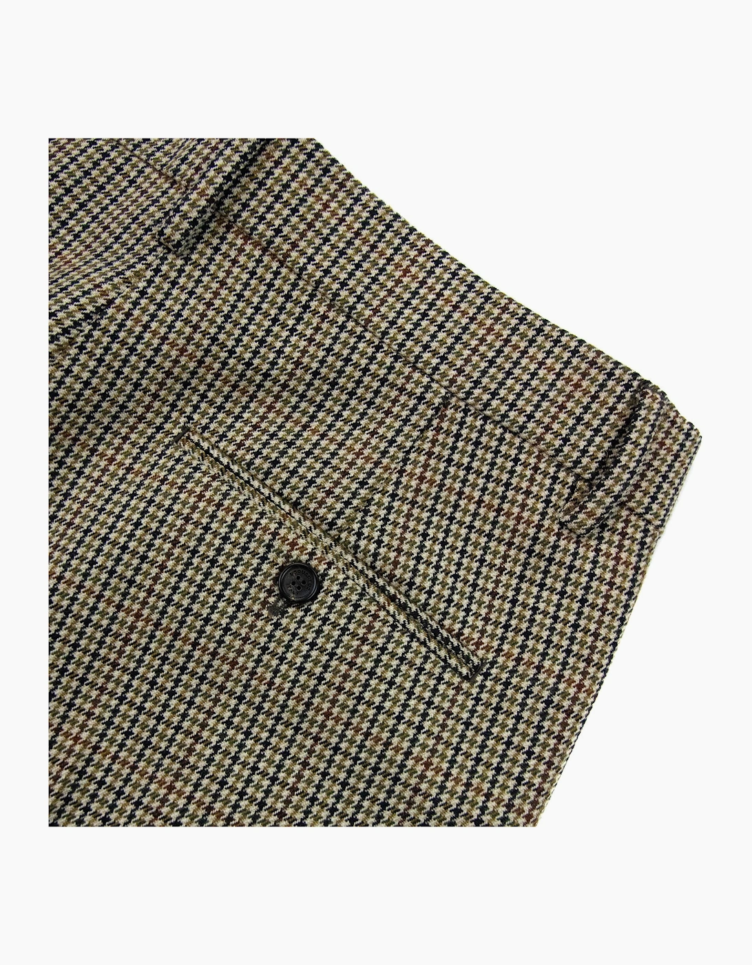 Dsquared2 Check Pattern Tape Logo Trouser Beige 001