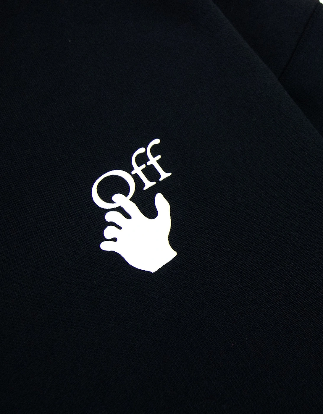 Off White Cut Here Arrow Skate Sweatshirt Black/white