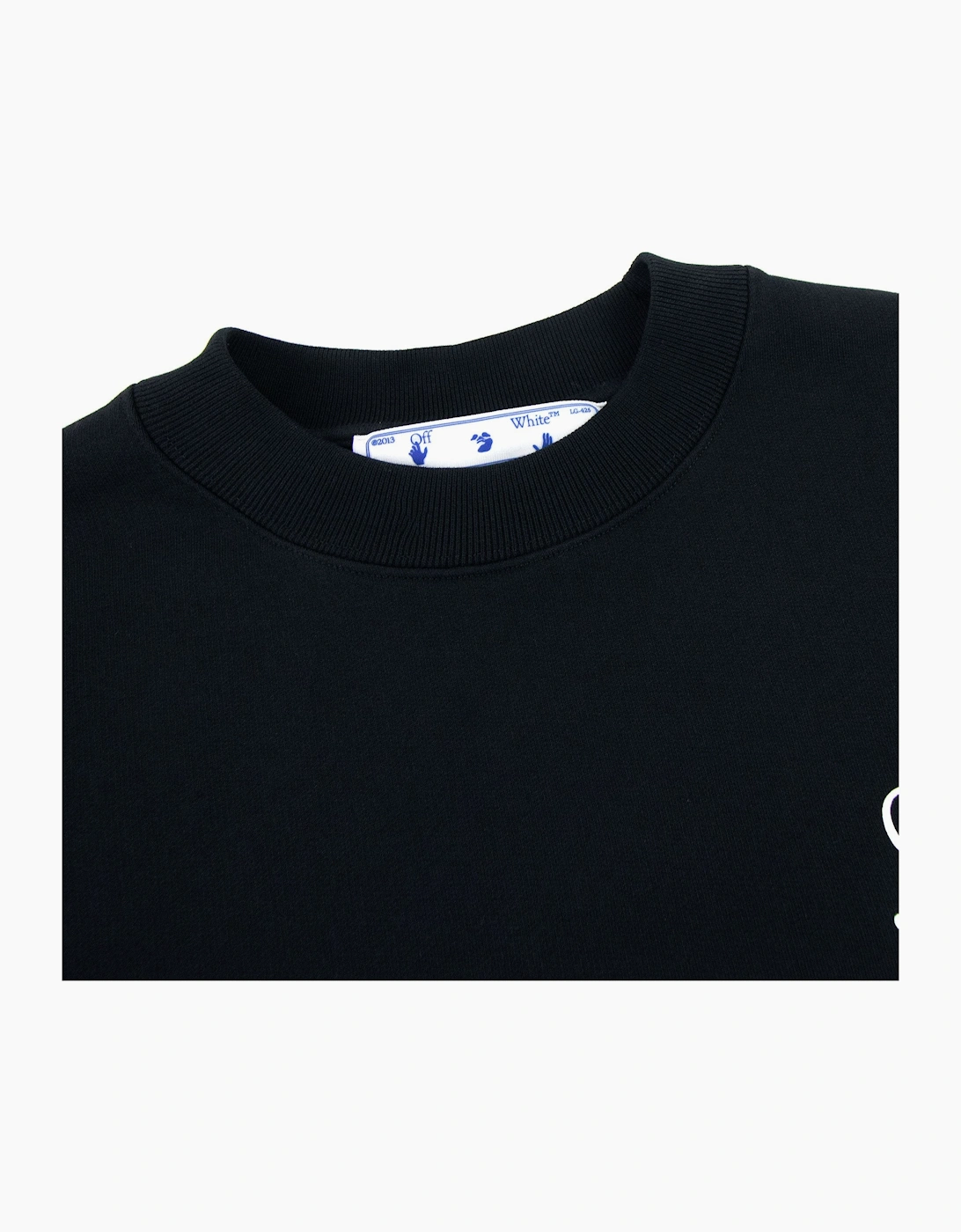 Off White Cut Here Arrow Skate Sweatshirt Black/white