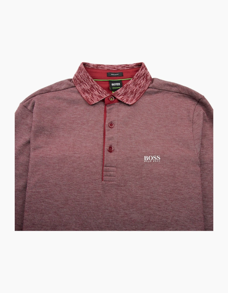 Hugo Boss Plisy Polo Dark Red