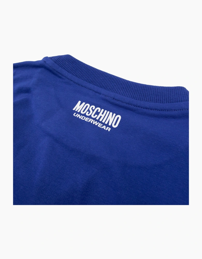 Moschino Underwear Tape Sweatshirt Elec Blue 0279