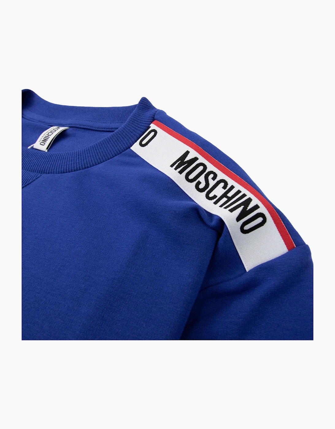 Moschino Underwear Tape Sweatshirt Elec Blue 0279