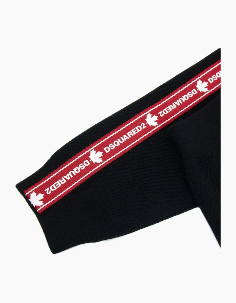 Dsquared2 Tape Detail Logo Sweat Pants Black