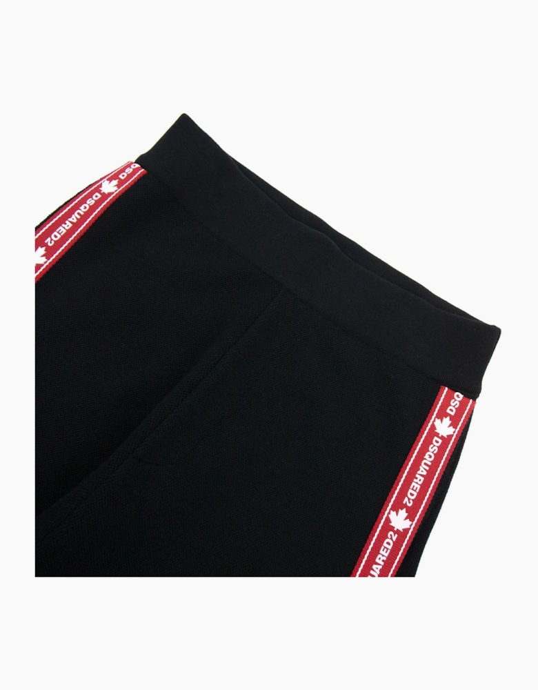 Dsquared2 Tape Detail Logo Sweat Pants Black