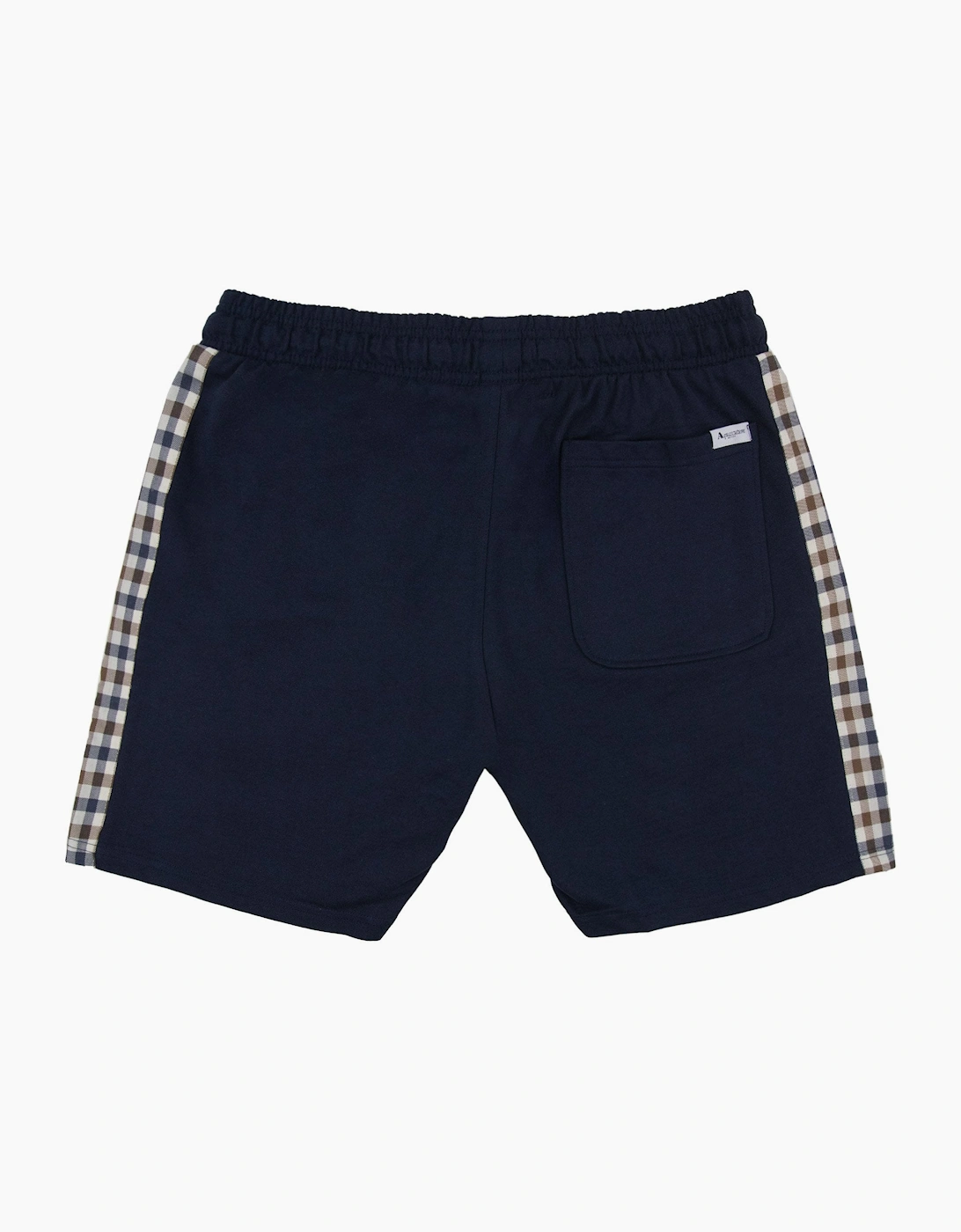 Aquascutum Club Check Shorts Navy
