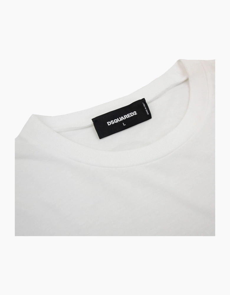 Dsquared2 Pocket Ds2 Logo T Shirt White 100