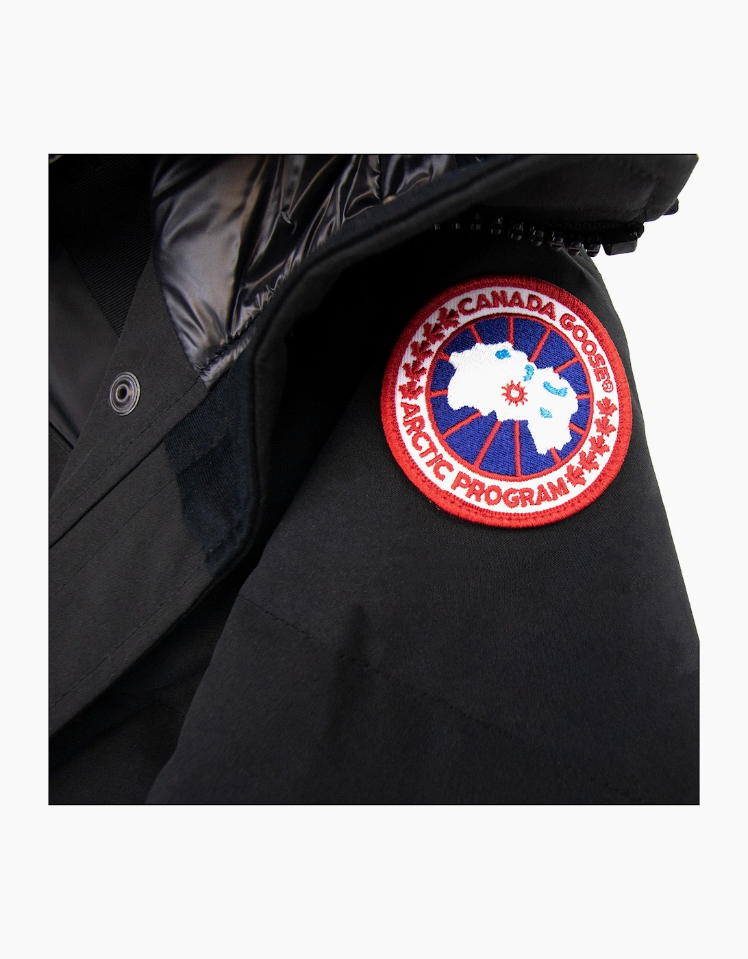 Canada Goose Lorette Parka With Hood Trim Black