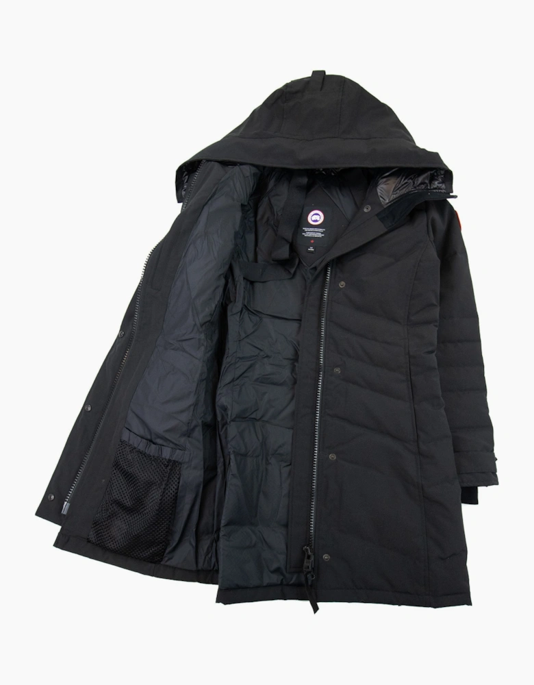 Canada Goose Lorette Parka With Hood Trim Black