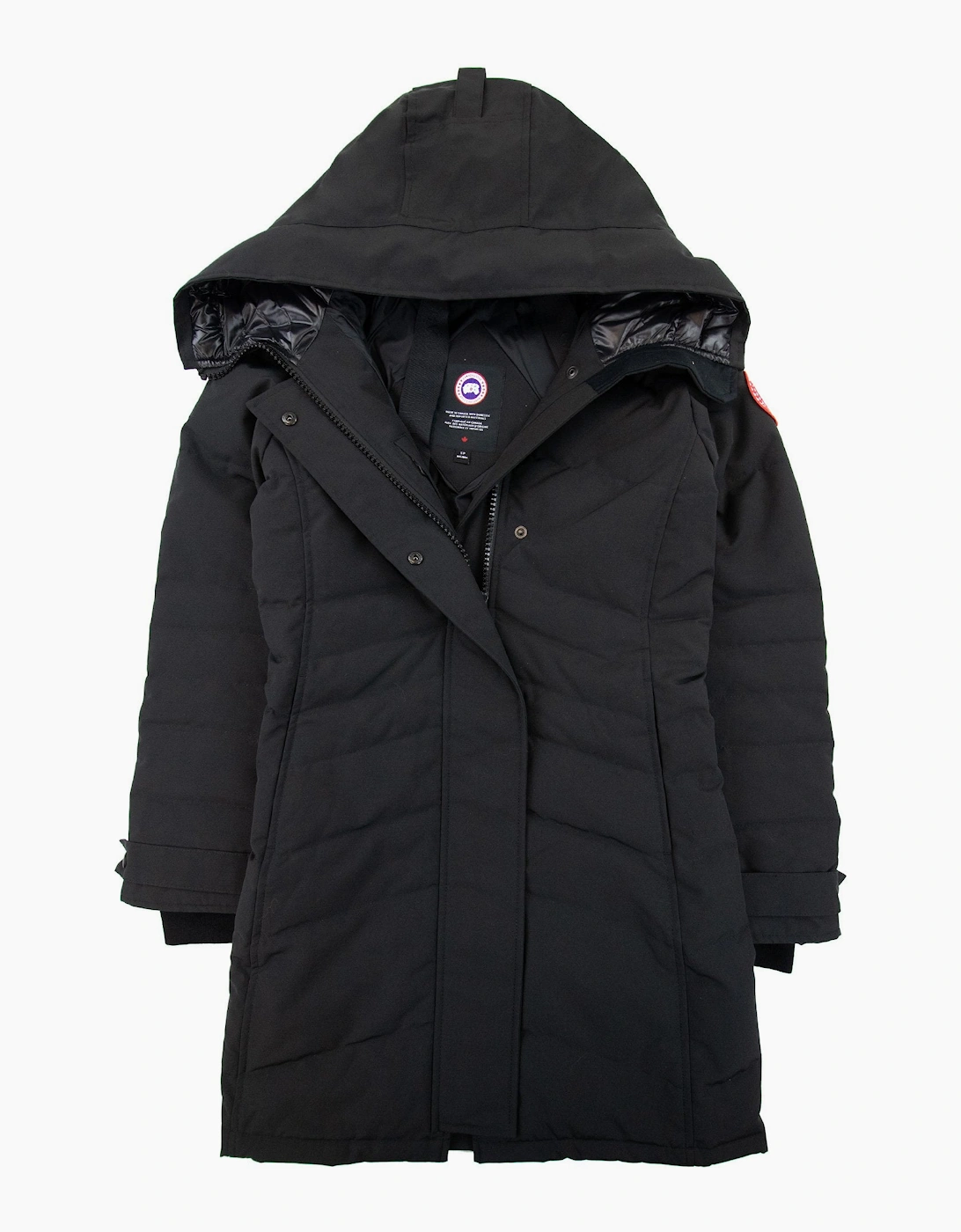 Canada Goose Lorette Parka With Hood Trim Black