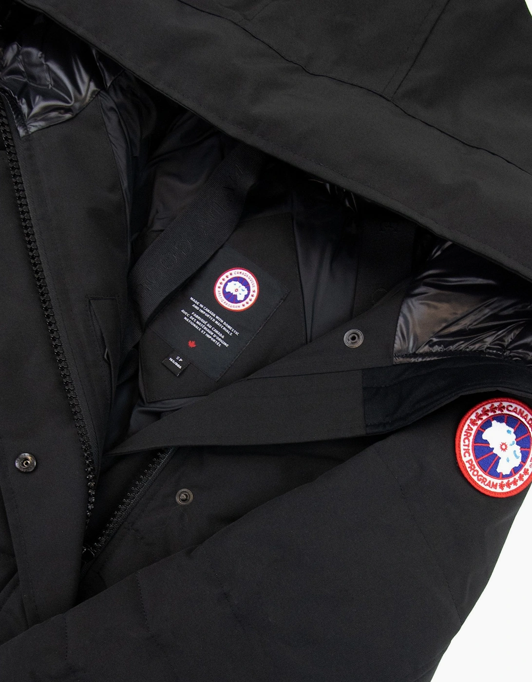 Canada Goose Lorette Parka With Hood Trim Black