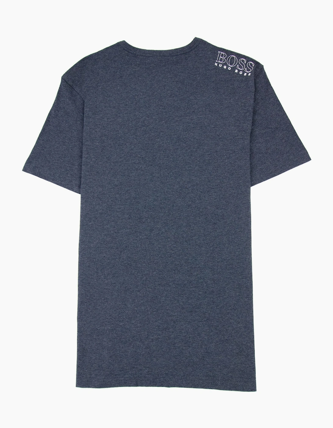 Hugo Boss Regular-fit T-shirt With Contrast Logo Dark Blue 415