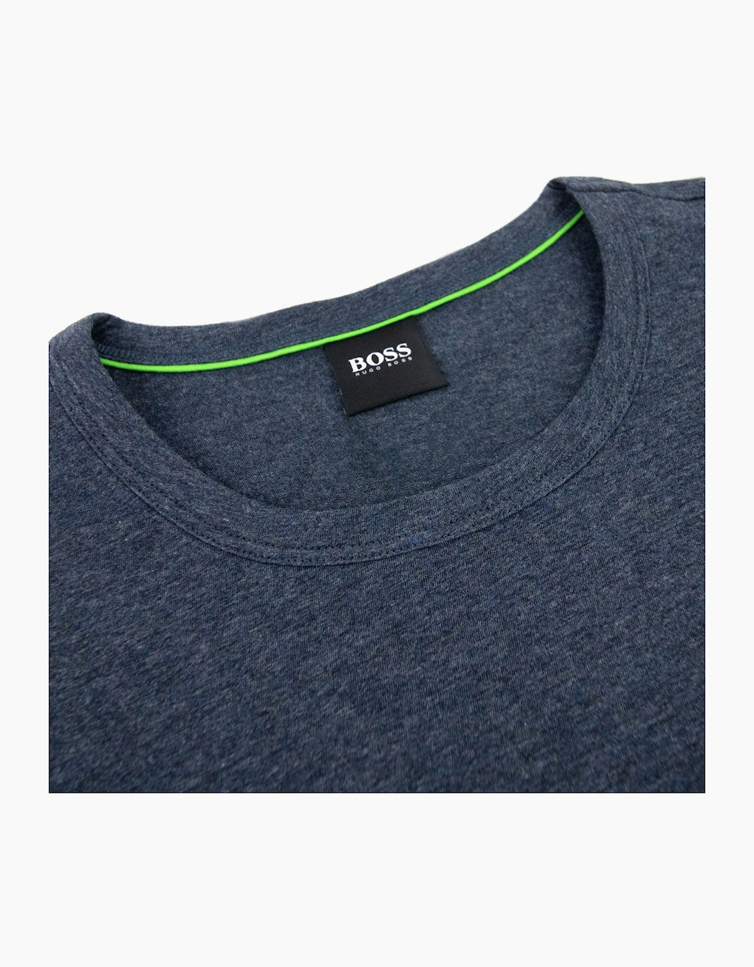 Hugo Boss Regular-fit T-shirt With Contrast Logo Dark Blue 415