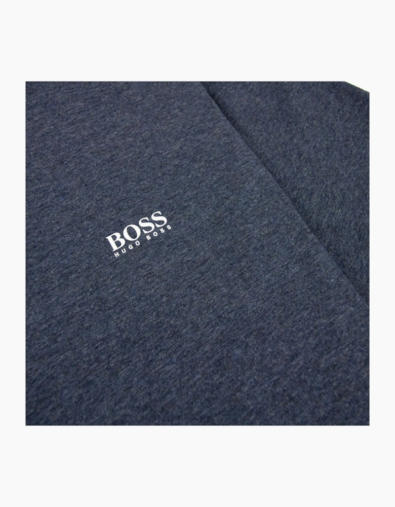Hugo Boss Regular-fit T-shirt With Contrast Logo Dark Blue 415