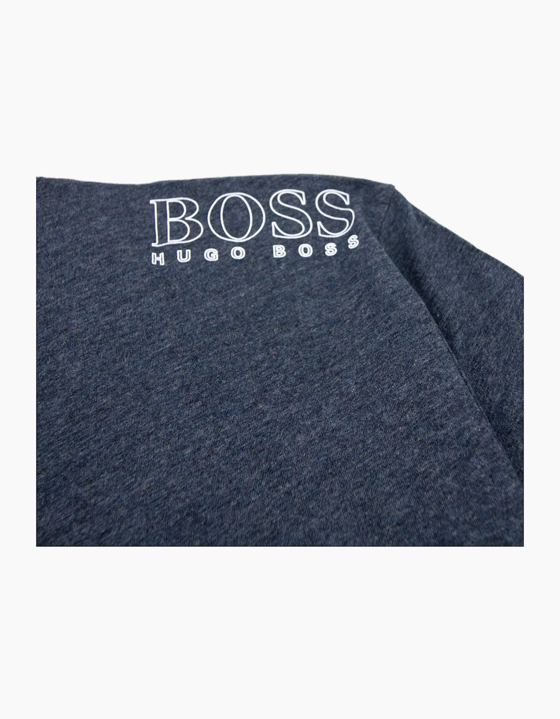 Hugo Boss Regular-fit T-shirt With Contrast Logo Dark Blue 415